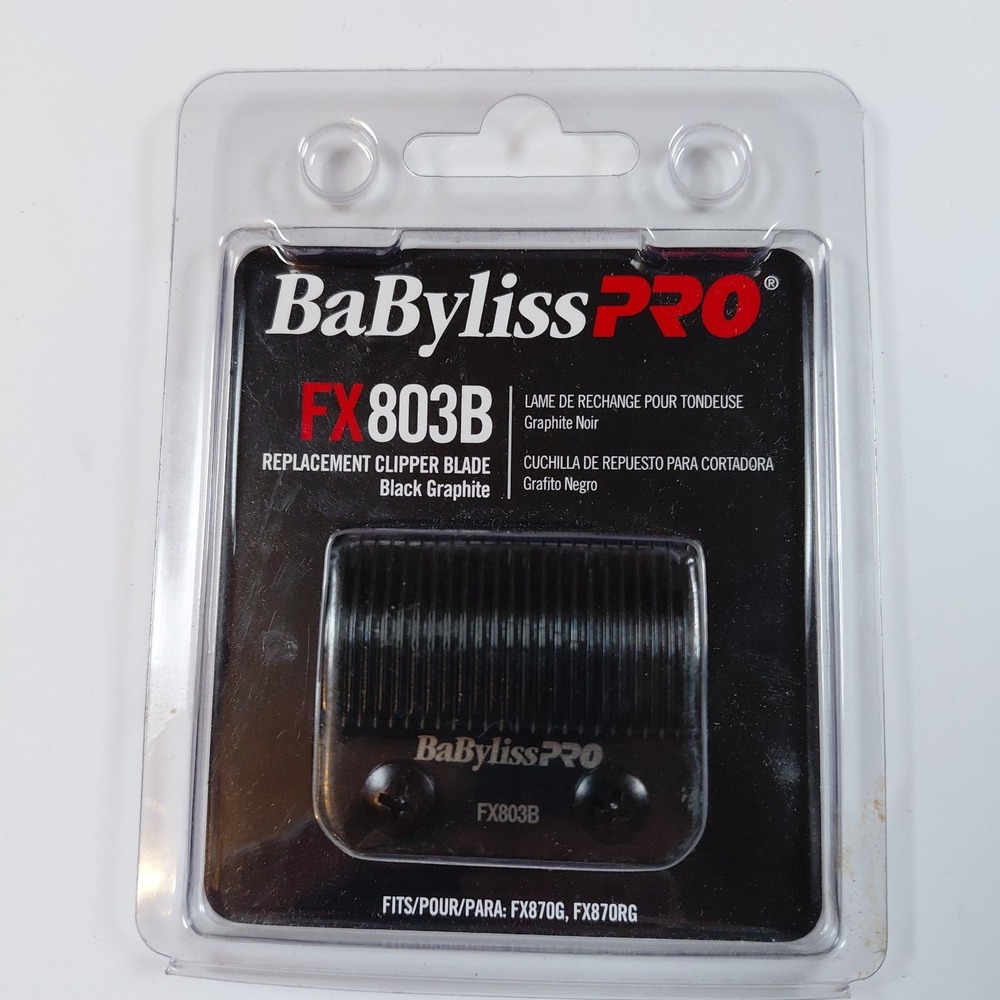 BaBylissPRO Black Graphite Replacement Taper Clipper Blade FX803B NEW